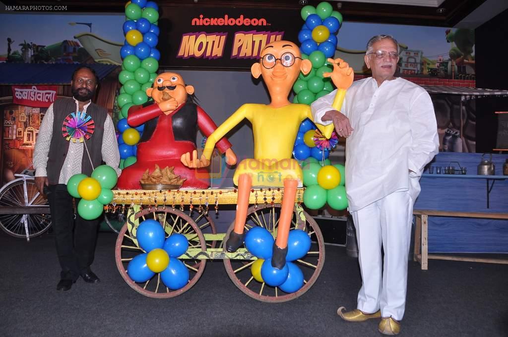 Gulzar, Ketan Mehta at Motu patlu animation launch in Taj Land's End on 4th Oct 2012