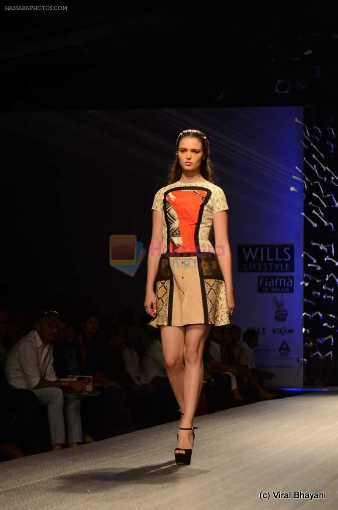Model walk the ramp for ATSU Show at Wills Lifestyle India Fashion Week 2012 day 1 on 6th Oct 2012