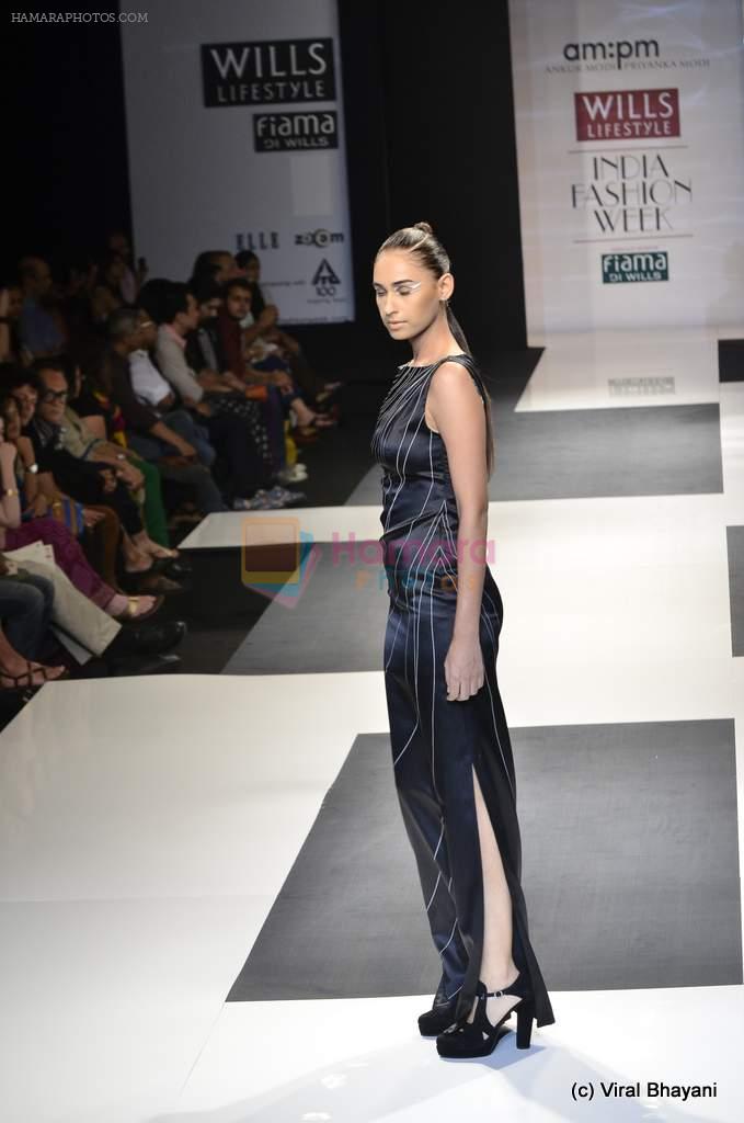 Model walk the ramp for am.pm Show at Wills Lifestyle India Fashion Week 2012 day 2 on 7th Oct 2012