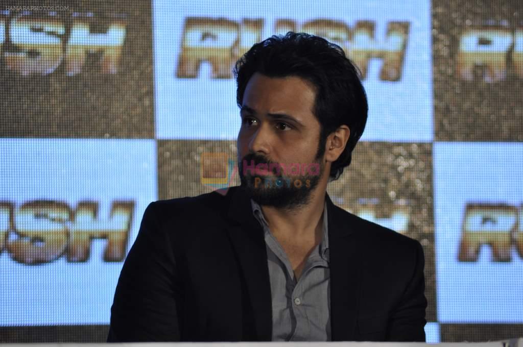 Emraan Hashmi at the music launch of film Rush in Mumbai on 8th Oct 2012