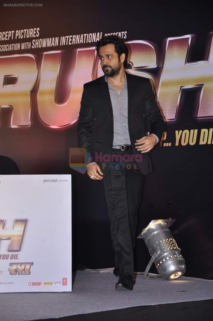 Emraan Hashmi at the music launch of film Rush in Mumbai on 8th Oct 2012