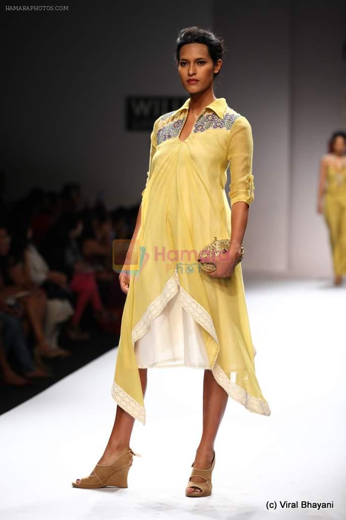 Model walk the ramp for Virtues Show at Wills Lifestyle India Fashion Week 2012 day 5 on 10th Oct 2012
