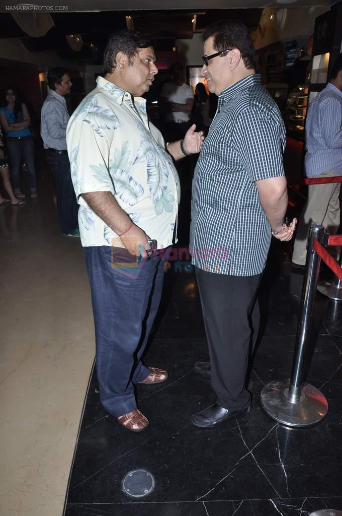 David Dhawan, Ramesh S Taurani at the Premiere of Bhoot Returns in PVR, Mumbai on 11th Oct 2012