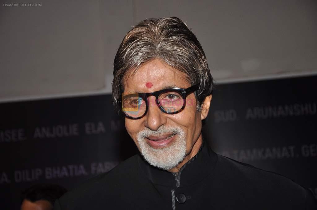 Amitabh Bachchan at Seventy Art show for Big B's birthday in Mumbai on 11th Oct 2012