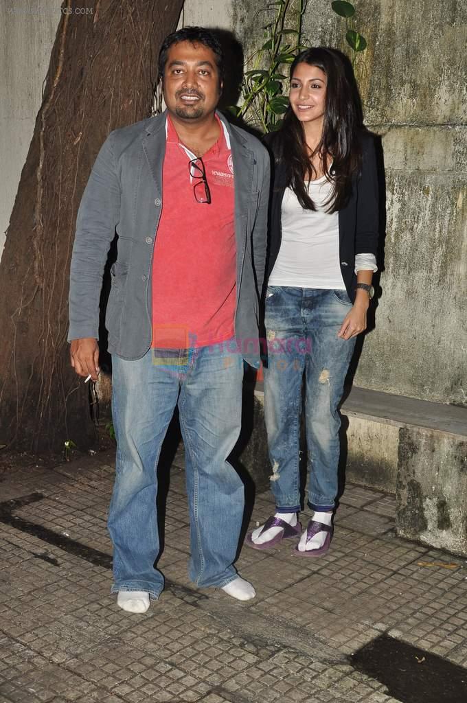 Anushka Sharma, Anurag Kashyap snapped at Ketnav in Mumbai on 11th Oct 2012