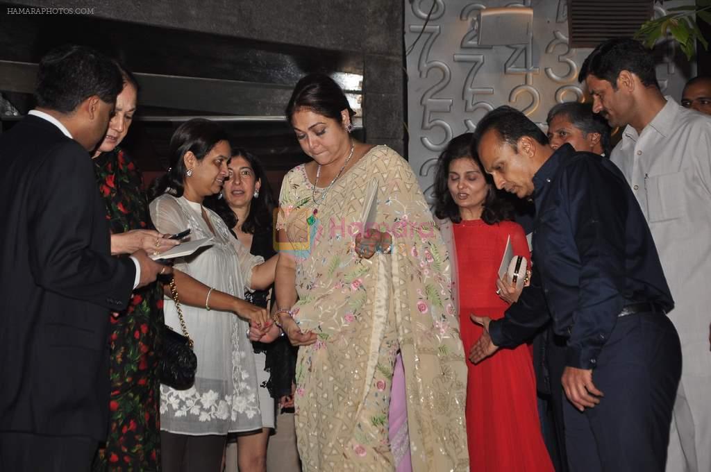 Tina Ambani at Amitabh Bachchan's 212 Bday bash on 11th Oct 2012