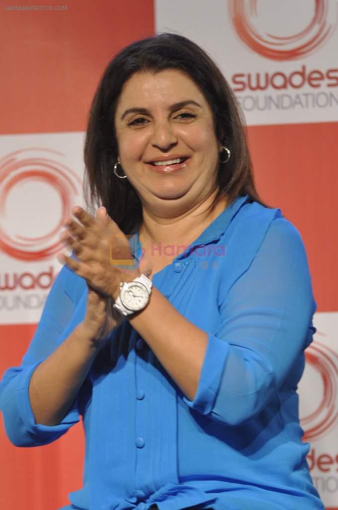 Farah Khan at Swades Foundation launch in Blue Frog on 14th Oct 2012