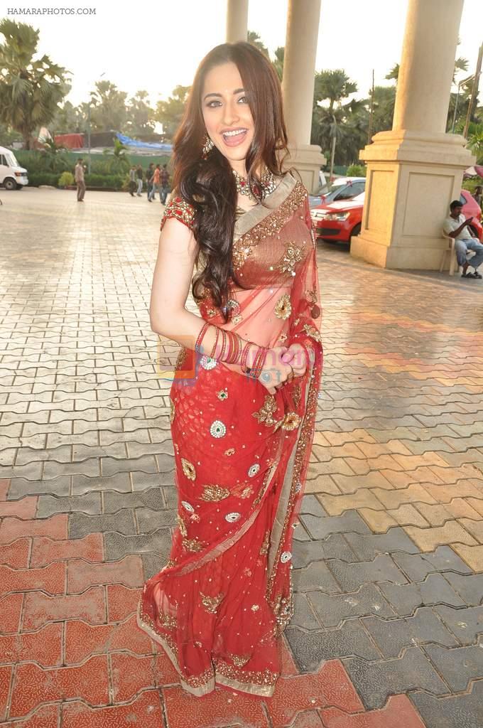 Sanjeeda Sheikh at Star Plus Dandia shoot in Malad, Mumbai on 15th Oct 2012