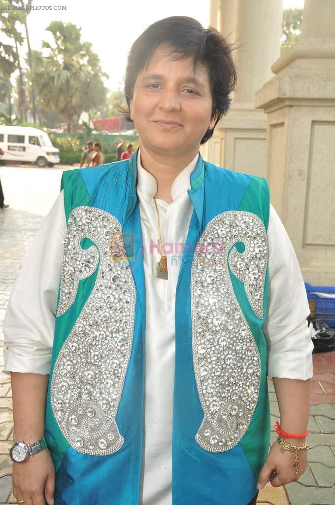 Falguni Pathak at Star Plus Dandia shoot in Malad, Mumbai on 15th Oct 2012