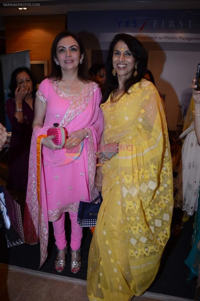 Nita Ambani, Shobha De at the launch of IMC ladies exhibition in Mumbai on 16th Oct 2012