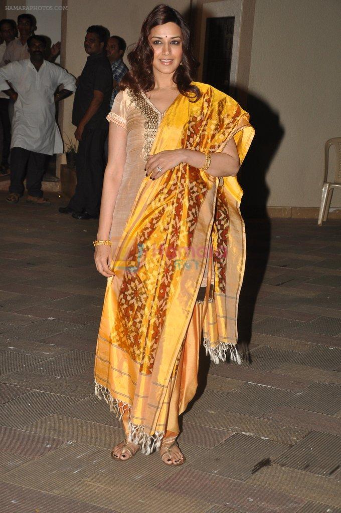 Sonali Bendre at Sanjay and Manyata Dutt's Mata Ki Chowki in Bandra, Mumbai on 16th Oct 2012