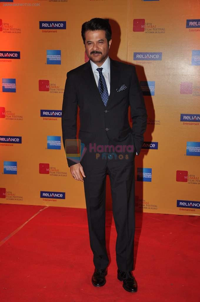 Anil Kapoor at Mami film festival opening night on 18th Oct 2012
