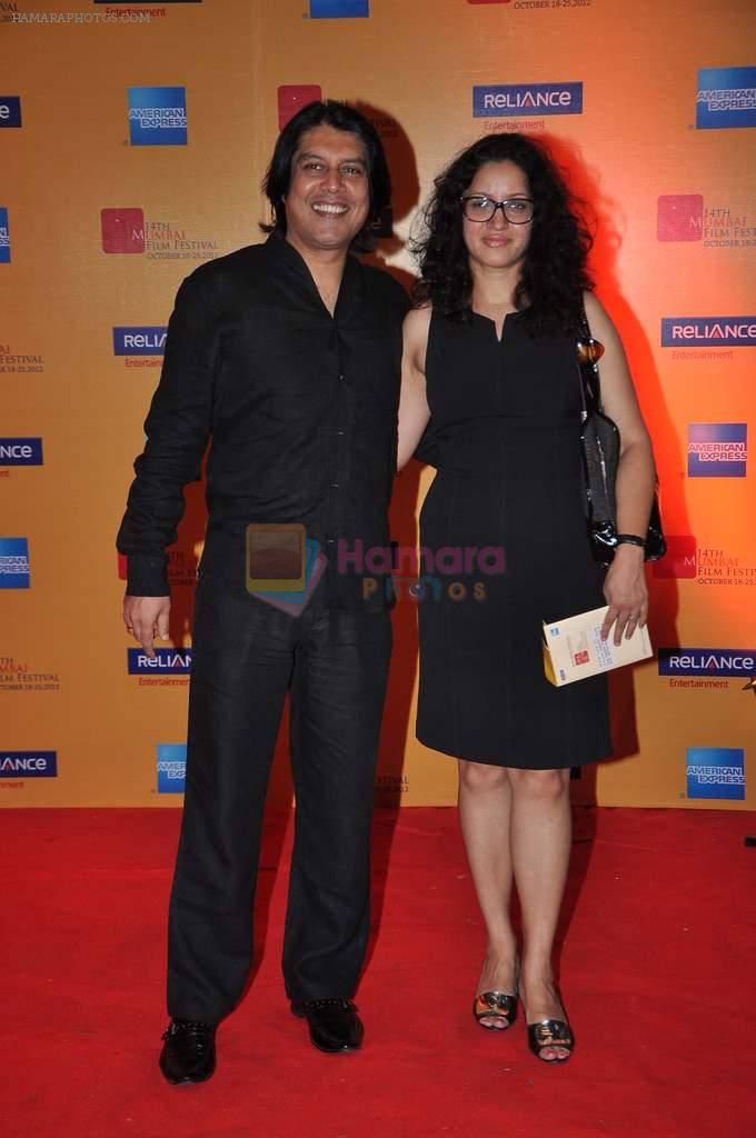 Piyush Jha at Mami film festival opening night on 18th Oct 2012