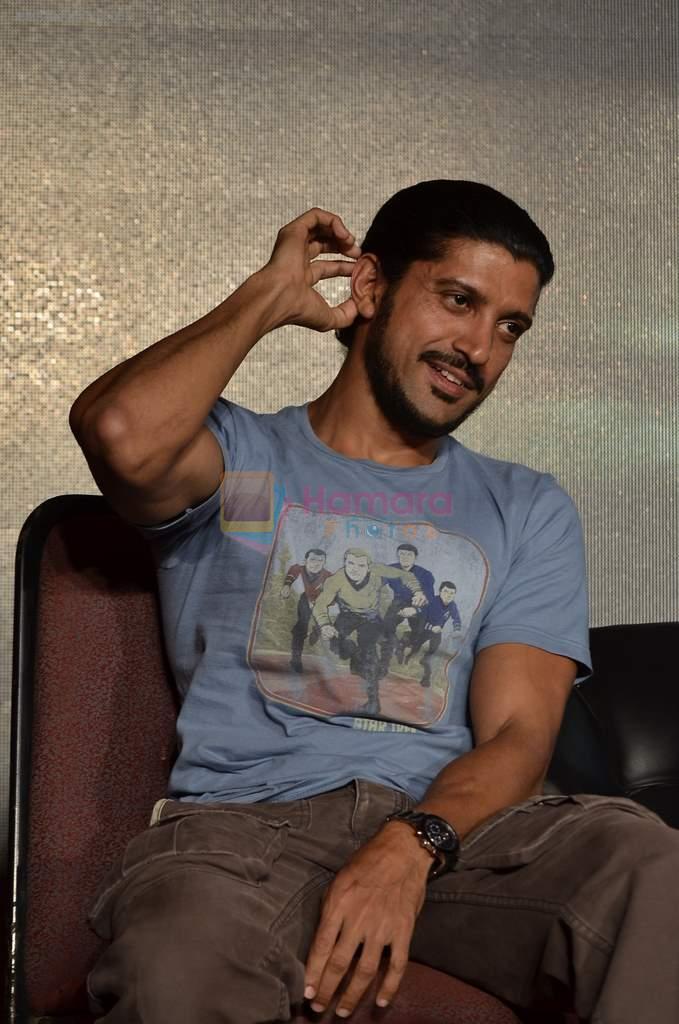 Farhan Akhtar at the music launch of film Talaash in Mumbai on 18th Oct 2012