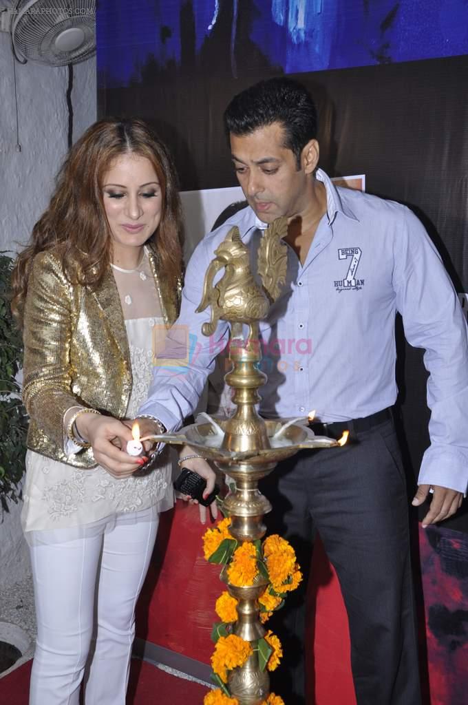 Salman Khan at the launch of Rouble Nagi's exhibition in Olive, Mumbai on 23rd Oct 2012