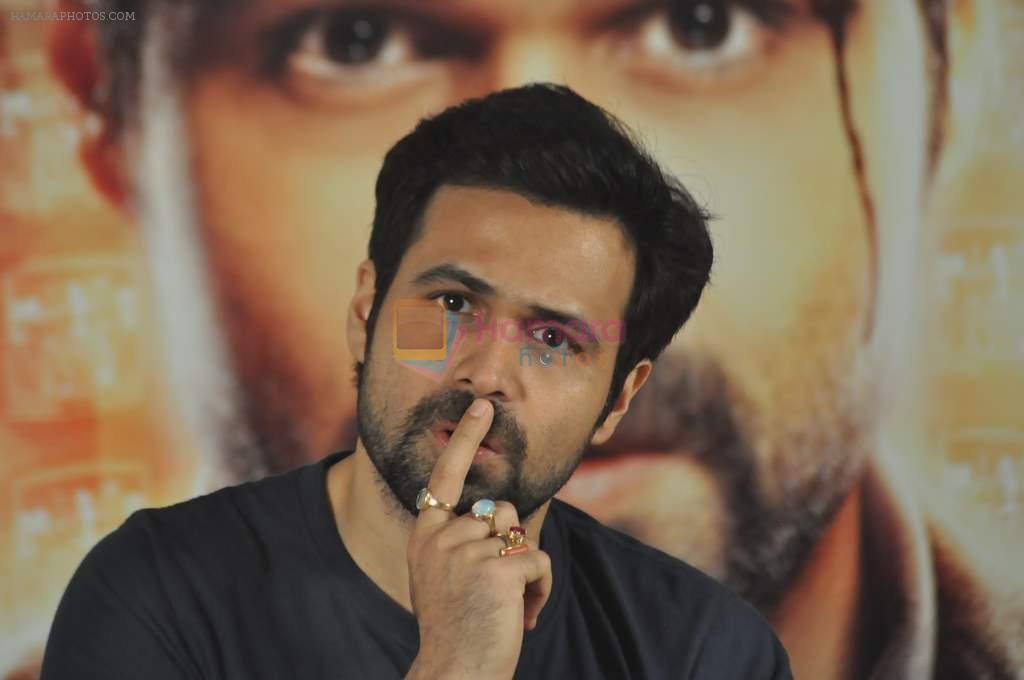 Emraan Hashmi in conversation with crime reporter Hussain Zaidi in Mehboon on 23rd Oct 2012