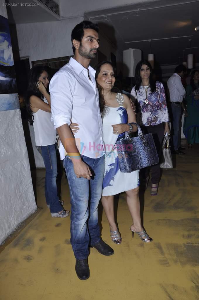 Ashmit Patel at the launch of Rouble Nagi's exhibition in Olive, Mumbai on 23rd Oct 2012