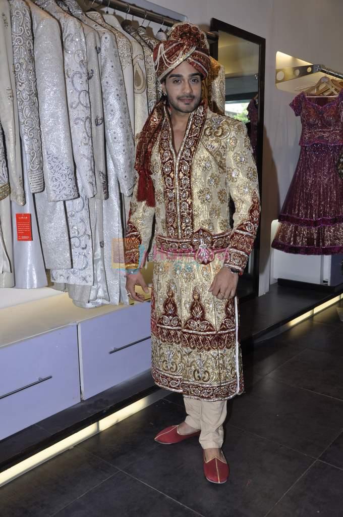 Angad Hasija at the launch of Riyaz Gangji's Maharaja collection in Juhu, Mumbai on 23rd Oct 2012