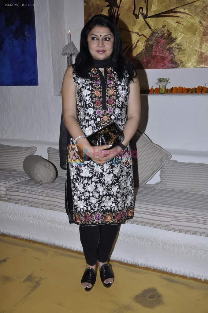 Kiran Sippy at the launch of Rouble Nagi's exhibition in Olive, Mumbai on 23rd Oct 2012