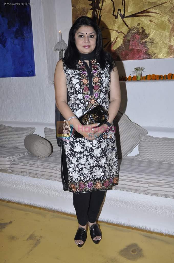Kiran Sippy at the launch of Rouble Nagi's exhibition in Olive, Mumbai on 23rd Oct 2012