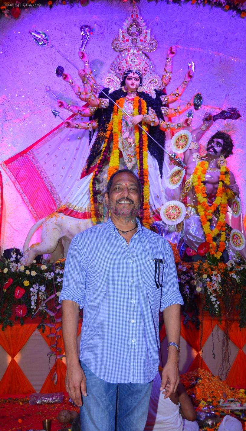 Nana Patekar at North Bombay Sarbojanin Durga Puja in Mumbai on 24th Oct 2012