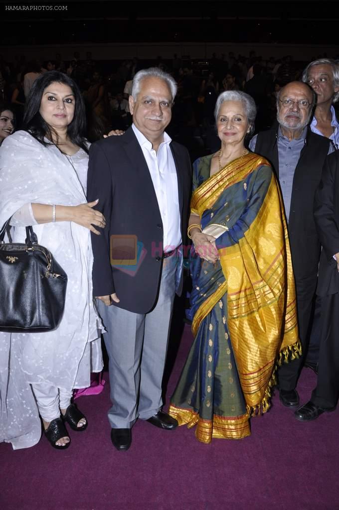 Waheeda Rehman, Ramesh Sippy, Kiran Sippy at MAMI Festival in NCPA, Mumbai on 25th Oct 2012