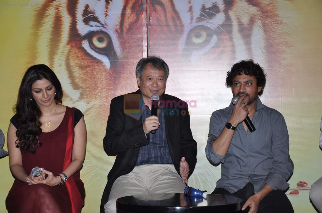 Tabu, Irrfan Khan at Ang lee's Life of Pi press meet on 28th Oct 2012
