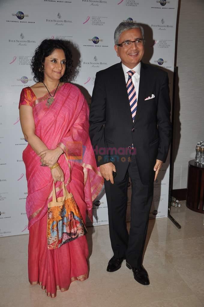 at Estee Lauder Breast Cancer Awareness campaign bash in Air, Four Seasons on 30th Oct 2012