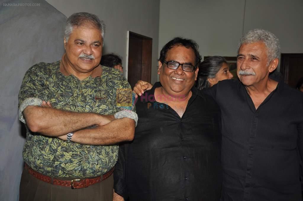 Naseeruddin Shah, Satish Shah, Satish Kaushik at Jaane Bhi Do Yaaro screening in NFDC on 31st Oct 2012