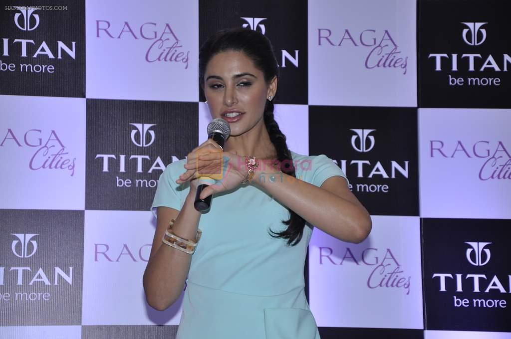 Nargis Fakhri at Titan Raga new collection launch in Bandra, Mumbai on 31st Oct 2012