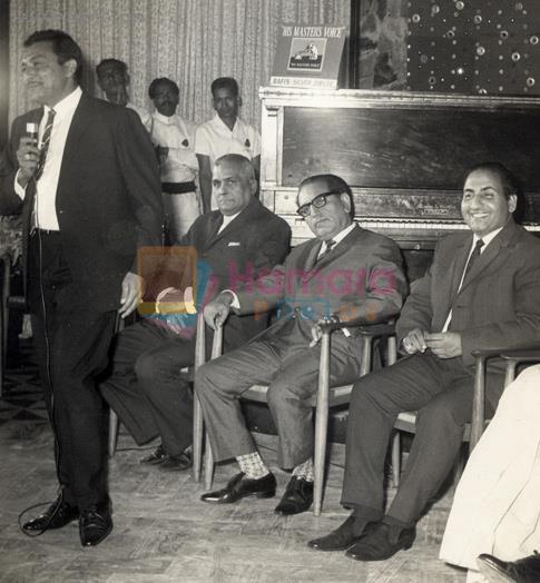 Madan Mohan, G.P.Sippy and Mohd Rafi