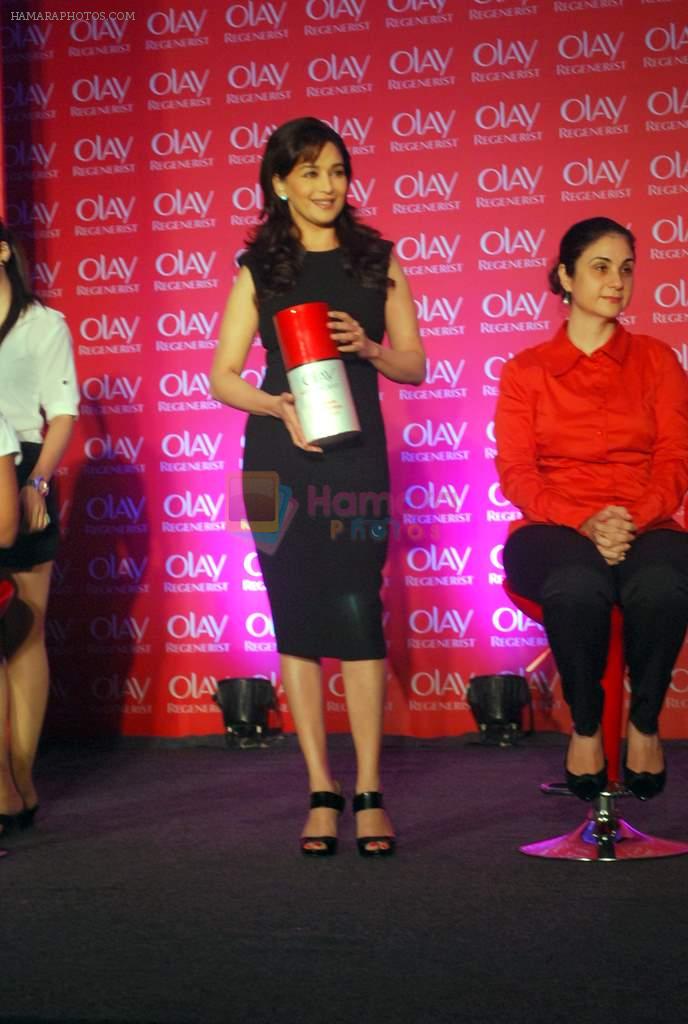 Madhuri Dixit launches Olay Wrinkle revolution Complex Cream in Mumbai on 9th Nov 2012