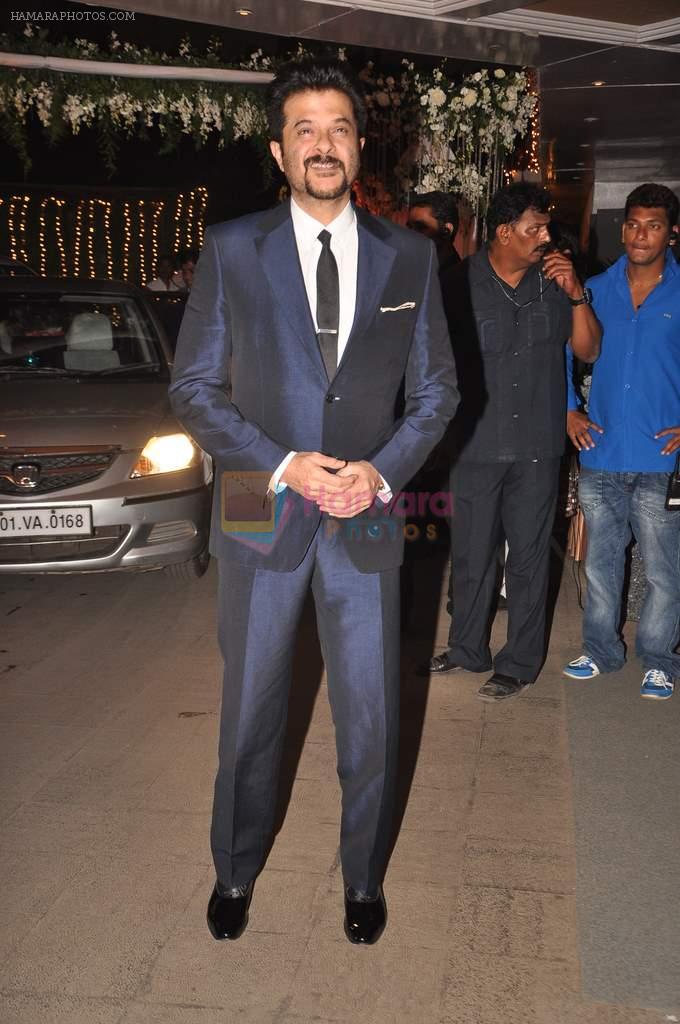 Anil Kapoor at the Wedding reception of Navin and Mahek Shetty in Mumbai on 11th Nov 2012