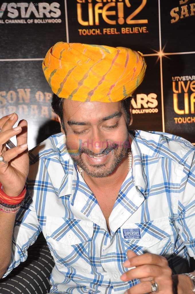 Ajay Devgan at UTV Stars Son of Sardar promotional event in Mumbai on 11th Nov 2012