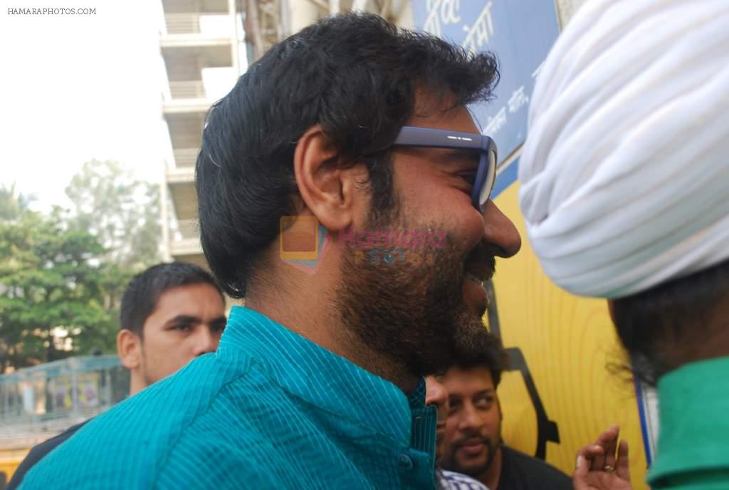 Ajay Devgan at Son of Sardaar promotions in PVR Juhu on 13th Nov 2012