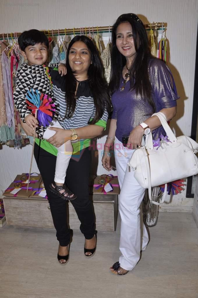Poonam Dhillon at the launch of Payal Singhal's festive collection 2012 for kids in Mumbai on 13th Nov 2012