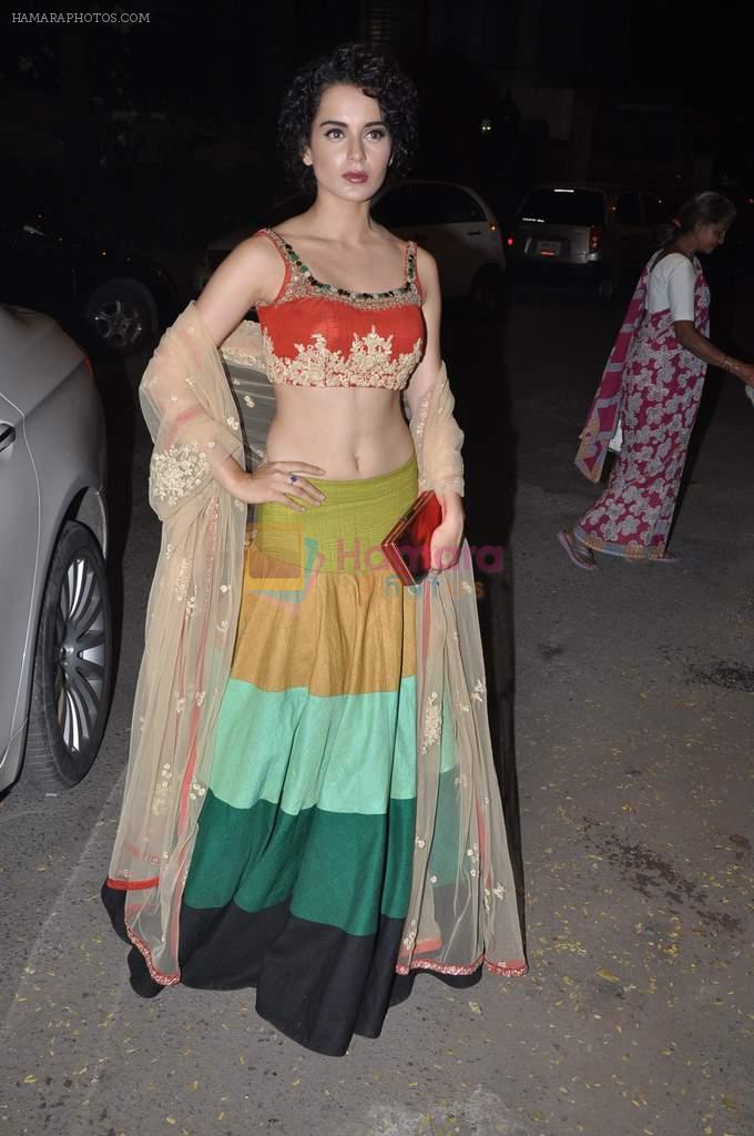 Kangna Ranaut at Ekta Kapoor's Diwali bash in Mumbai on 14th Nov 2012