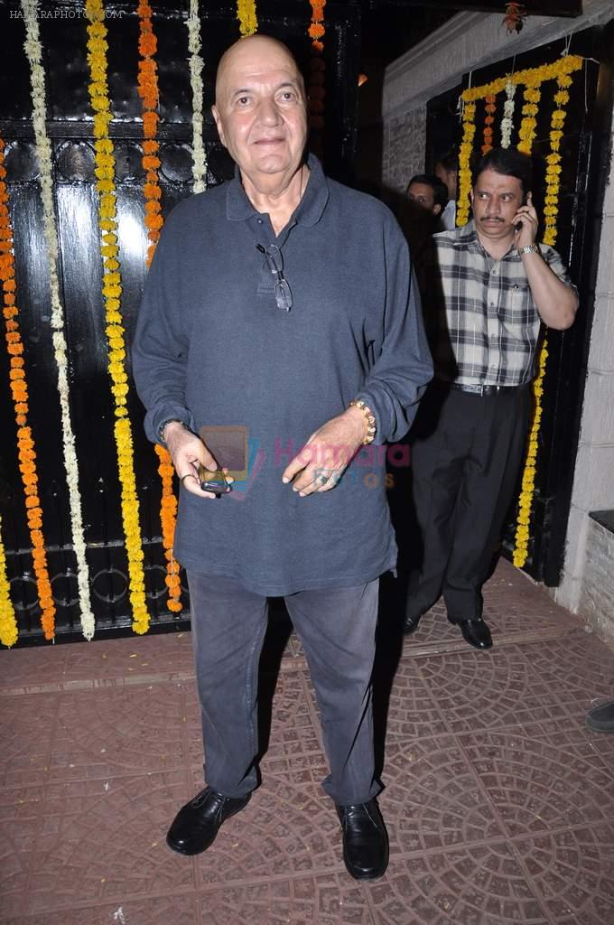Prem Chopra at Ekta Kapoor's Diwali bash in Mumbai on 14th Nov 2012