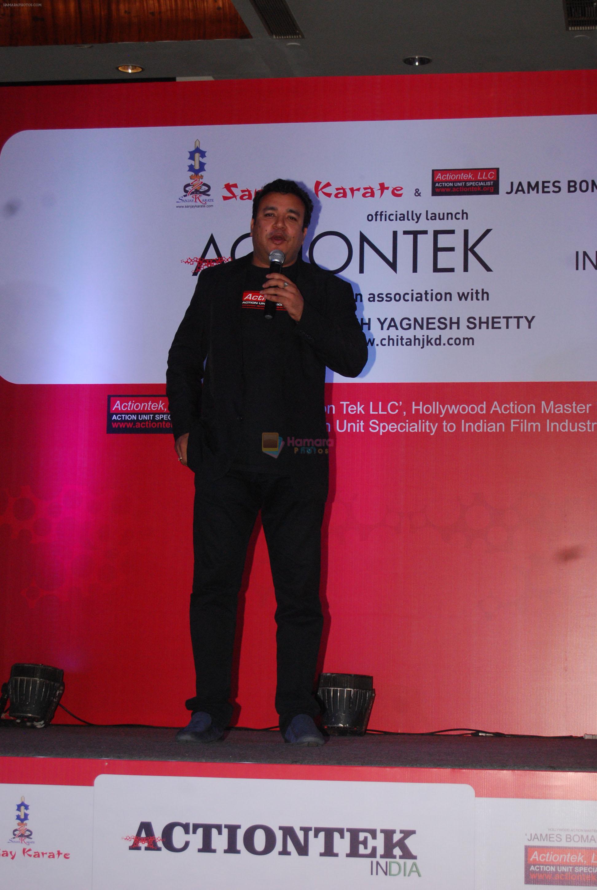 Sanjay Gokal at the launch of Hollywood Action Unit ACTIONTEK INDIA in Novatel, Juhu, Mumbai on 17th Nov 2012