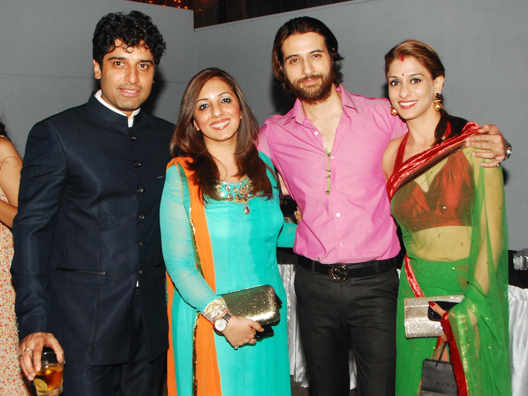 Shakti, Sai, Apoorva Agnihotri awith wife at the launch of Sai Deodhar and Shakti Anand's Production house Thoughtrain Entertainment in Mumbai on 18th Nov 2012