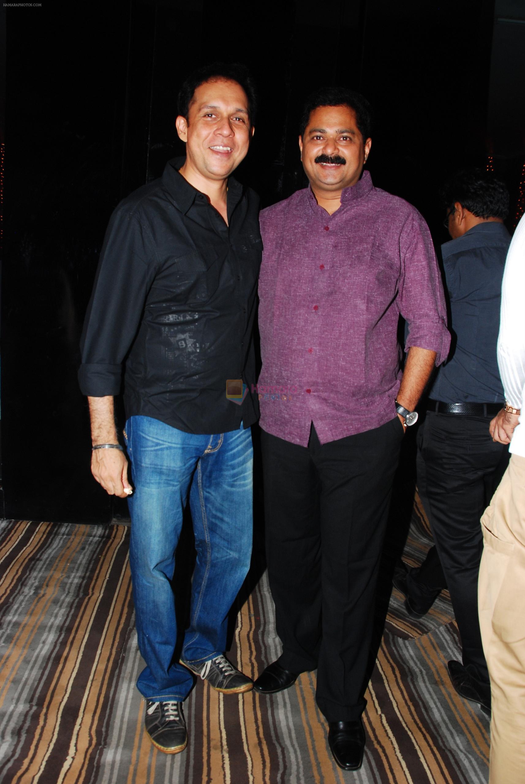 Tushar Dalvi with Adesh Bandekar at the launch of Sai Deodhar and Shakti Anand's Production house Thoughtrain Entertainment in Mumbai on 18th Nov 2012