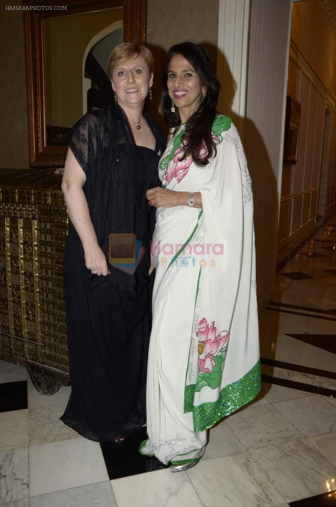 catherine Oden with Shobha De at The Indo- French business community gathering at the Indo-French Chamber of Commerce & Industry's in Mumbai on 20th Nov 2012