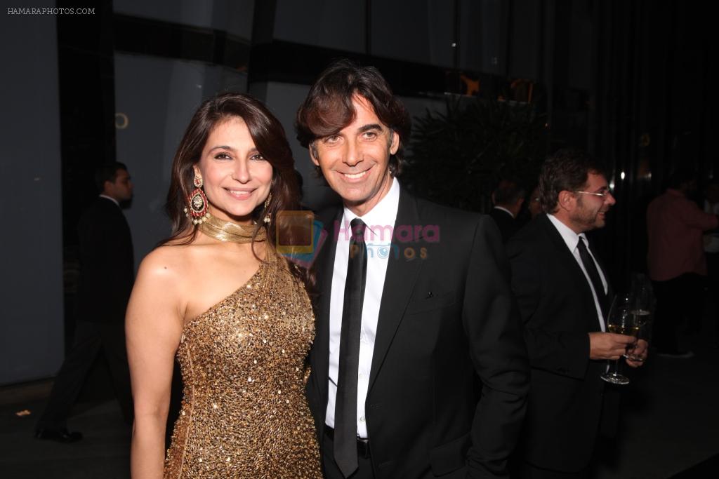 Tanisha Mohan with Patrizio di Marco at GUCCI celebrates the opening of its fifth store in India in Gurgaon on 23rd Nov 2012