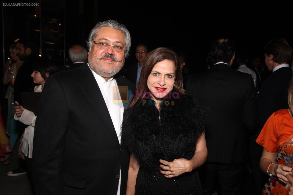 Chetan Seth & Ramola Bachchan at GUCCI celebrates the opening of its fifth store in India in Gurgaon on 23rd Nov 2012