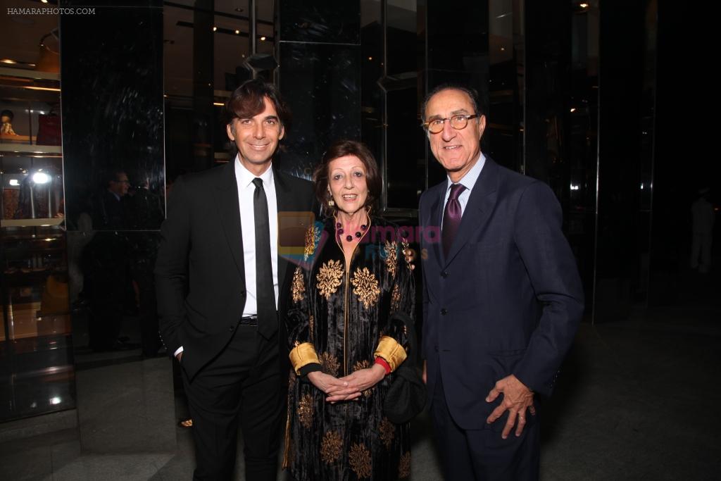 Patrizio di Marco, Italian ambassador with wife at GUCCI celebrates the opening of its fifth store in India in Gurgaon on 23rd Nov 2012