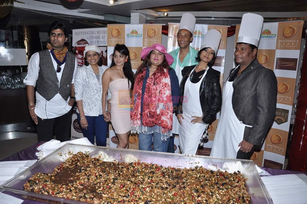 Dolly Bindra at Peninsula Grand cake mixing event in Andheri, Mumbai on 26th Nov 2012