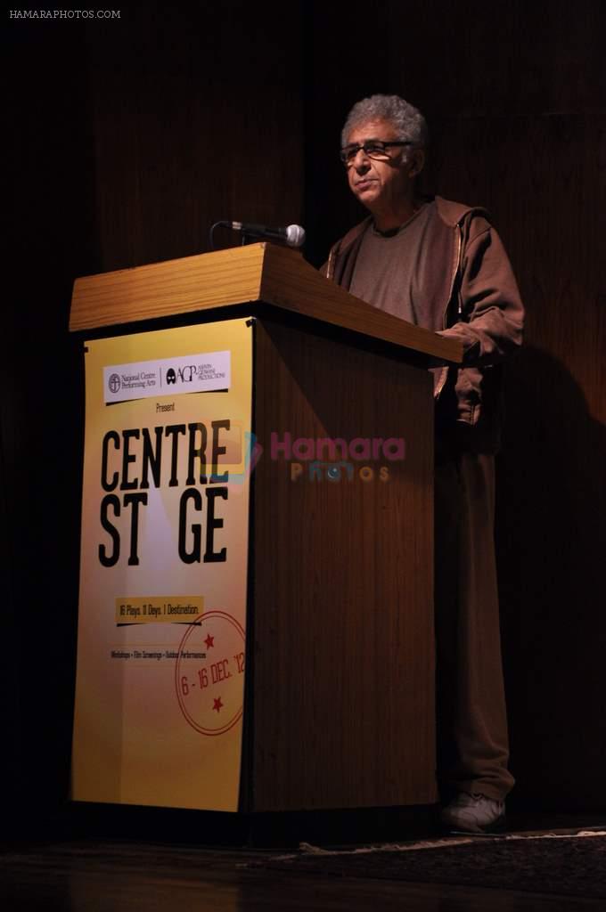 Naseeruddin Shah at NCPA Centrestage festival in NCPA on 27th Nov 2012