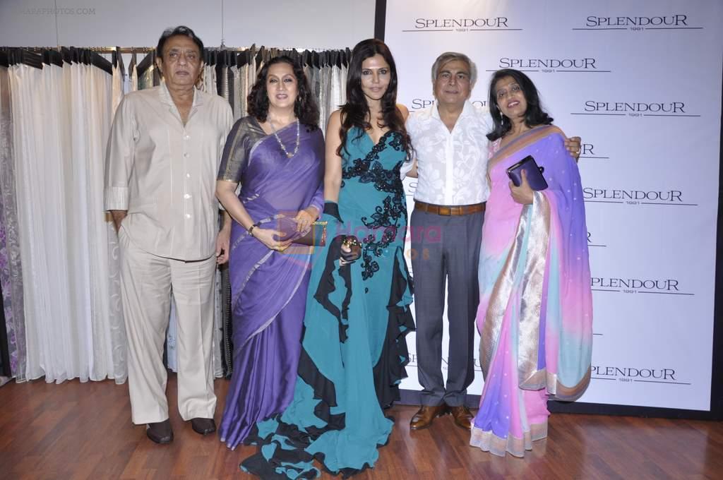 Ranjeet, Nisha Jamwal at Splendour collection launch hosted by Nisha Jamwal in Mumbai on 27th Nov 2012