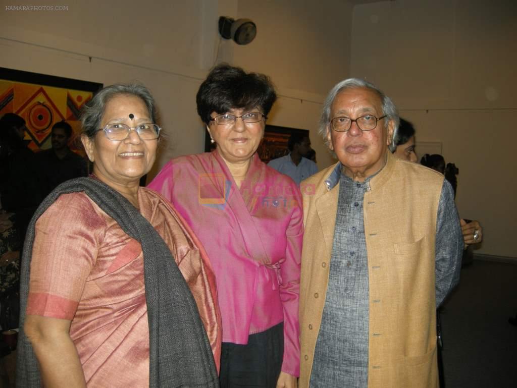 MR & MRS VAJPEYI & NALINI MALANI  at SH Raza art show in Jehangir, Mumbai on 27th Nov 2012