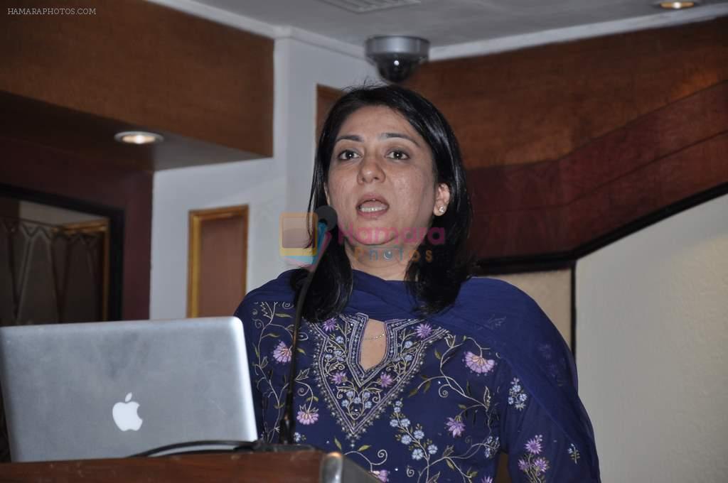Priya Dutt at Nargis Dutt memorial press meet in Taj Land's End, Mumbai on 28th Nov 2012